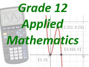 Permalink to:Grade 12 Applied Mathematics